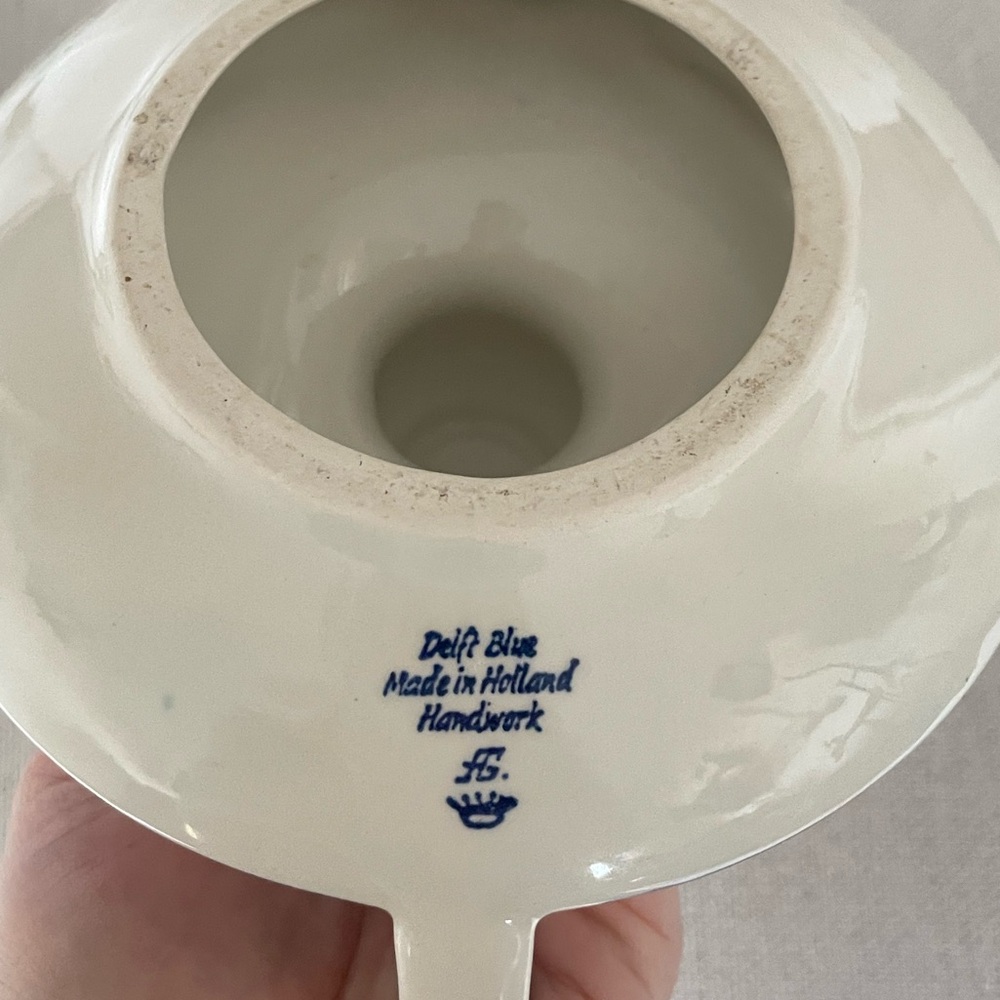 Delft Blue Hand-Made in Holland Candelstick Holders - Picture 9 of 14
